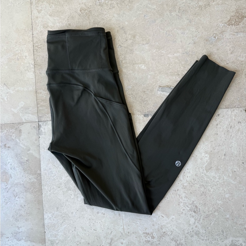 lululemon athletica Dark Green Leggings